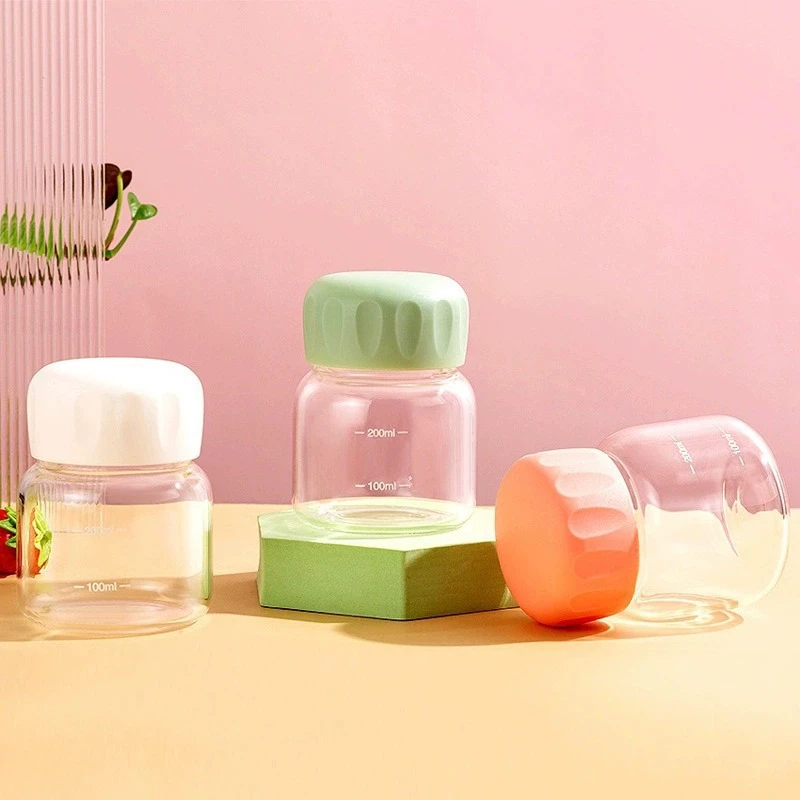 Custom Cute Borosilicate Glass Mug with Lid – 300ml Promotional Gift Cup for Branding Campaigns