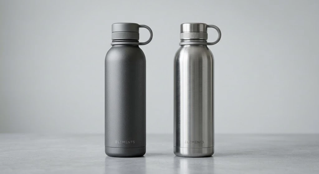 Titanium vs stainless steel water bottle comparison: weight, insulation performance and surface finish